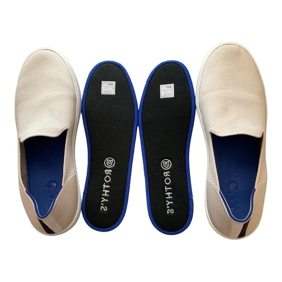 Rothy’s The Original Slip On Cream Ladies Size 8 - Picture 4 of 8